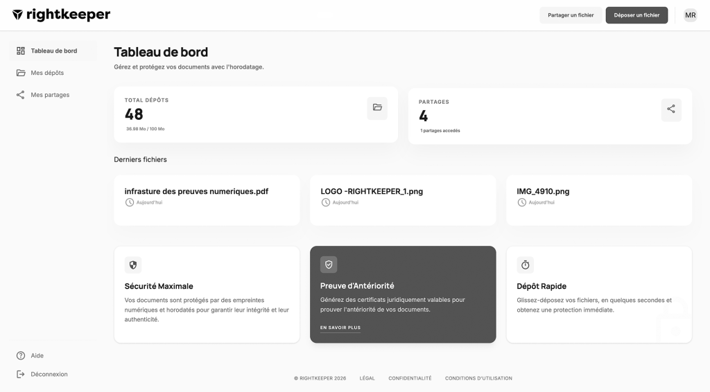 Rightkeeper, plateforme de conception et développement SaaS par UIX Team